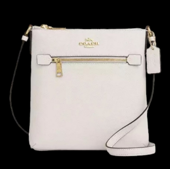 Coach Handbags - Coach Leather Mini Rowan in Chalk